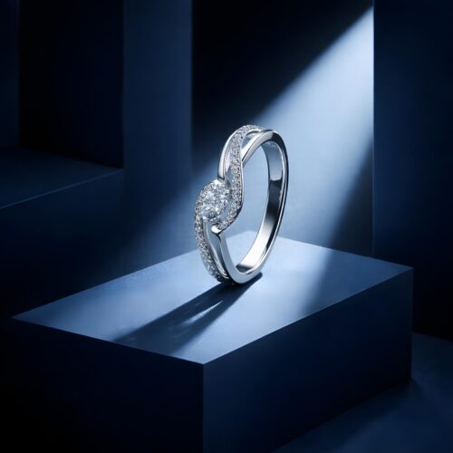 This Holy Month of Ramadan, Shine Bright with 50% Off on Elegant 18K White Gold Diamond Rings Exclusively at Bafleh Jewellery