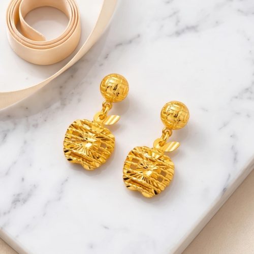 Discover Exquisite 22K Gold Earrings Collection by Bafleh Jewellery