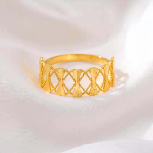 Beautifully Designed 21K Gold Rings Collection at Bafleh Jewellery