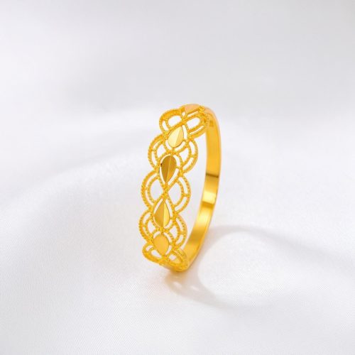 Exclusive 21K Gold Ring Collection for Modern Elegance by https://bafleh.com