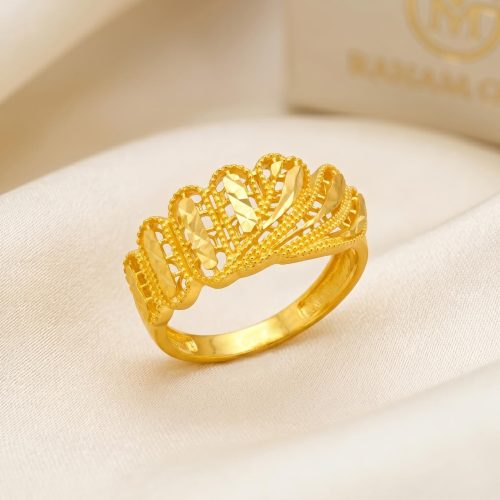 Timeless Beauty 21K Gold Rings for Special Moments at Bafleh Jewellery
