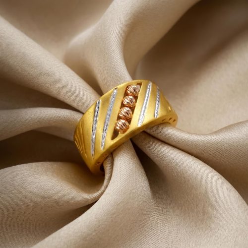 Elegant Everyday Wear 21K Gold Rings for a Luxurious Look by Bafleh Jewellery