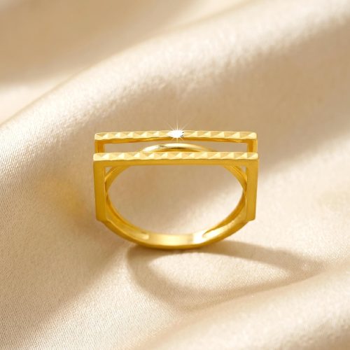 Exclusive Fine Jewellery 21K Gold Rings Designed for Elegance from Bafleh Jewellery