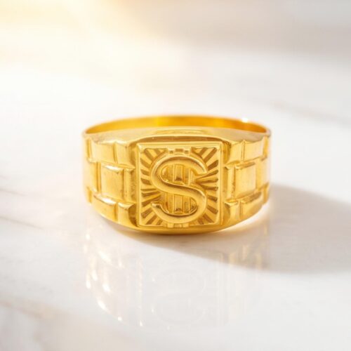 Luxury Redefined: 21K Gold Men Ring by Bafleh Jewellery