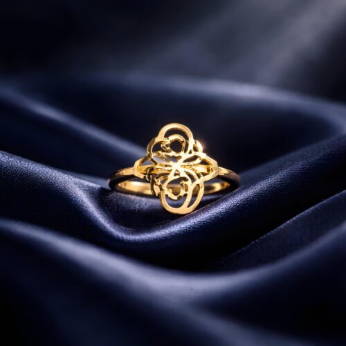 18kt Yellow Gold Ring, Perfect Design Any Outfit