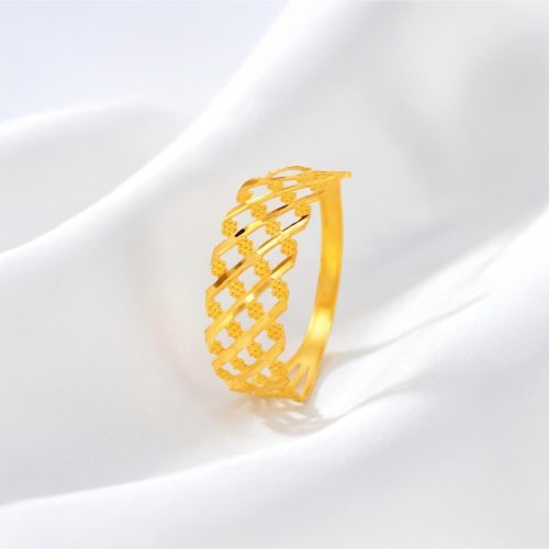 Indulge in Elegance  21K Gold Ring for Your Special One