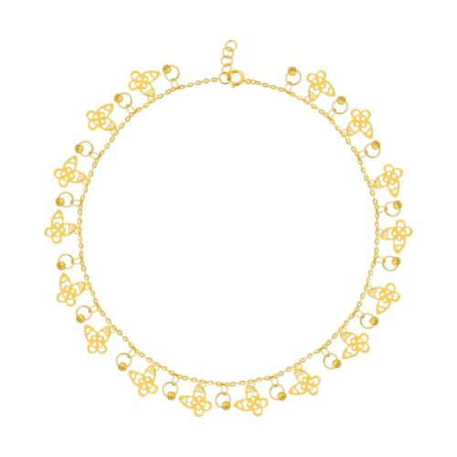 Pure 21K Gold Heart Anklet ? A Symbol of Grace