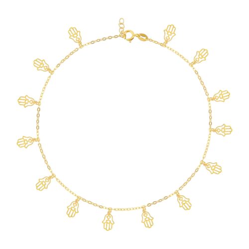 Timeless Beauty in Every Step ? Pure 21K Gold Anklets