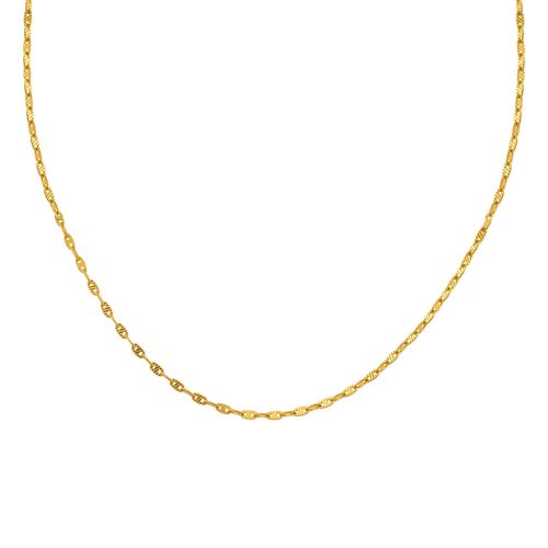 Elegant 22kt Gold Chain: Radiating Opulence and Grace in Every Link