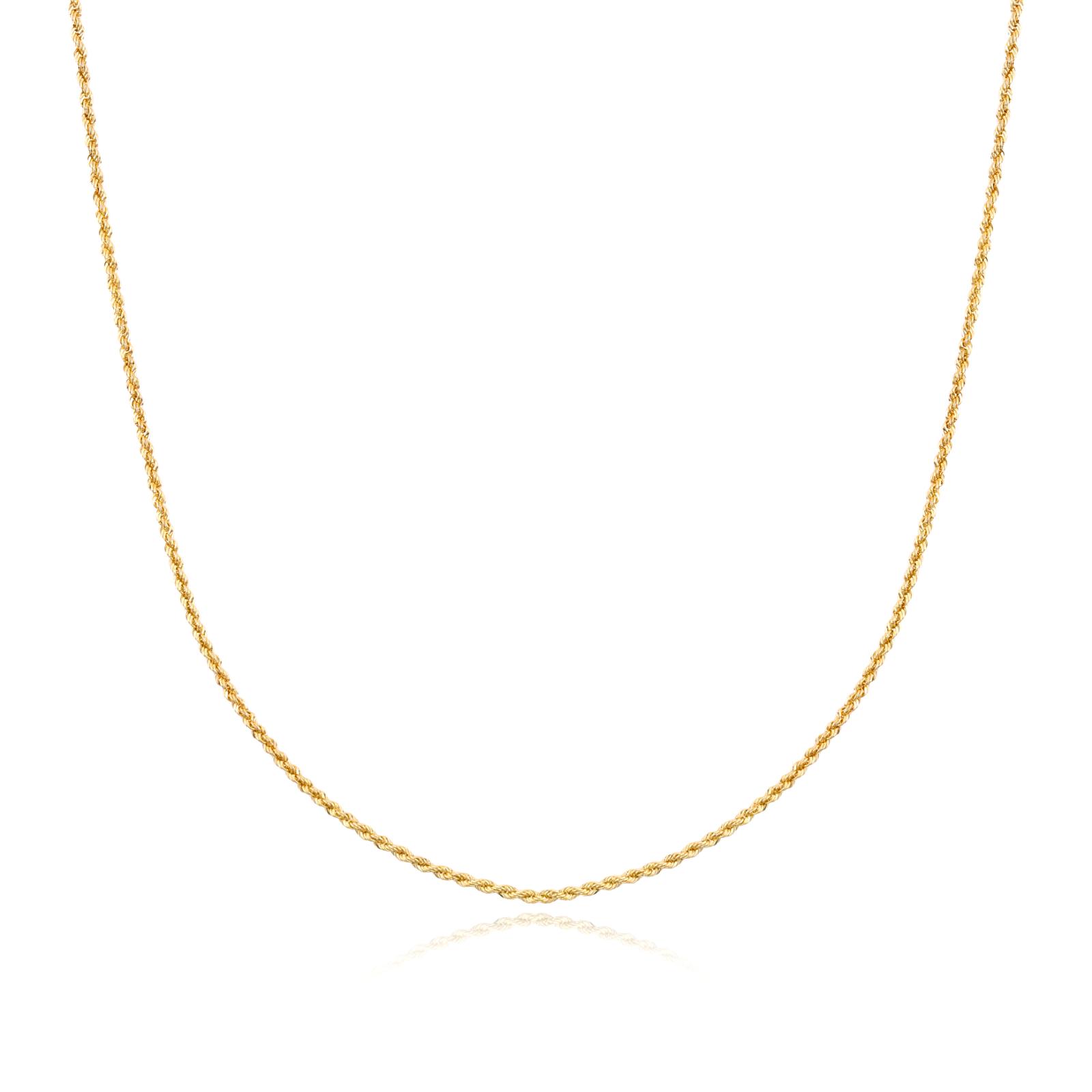 18K Gold Franco Chain Necklace - Bafleh Jewellery