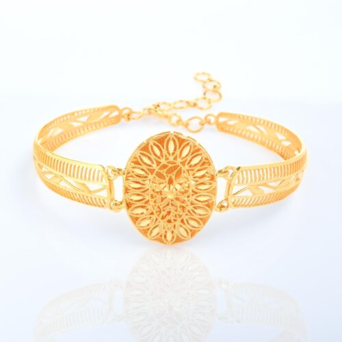 Opulent Ornaments: Fine 22kt Gold Bangles for Special Moments