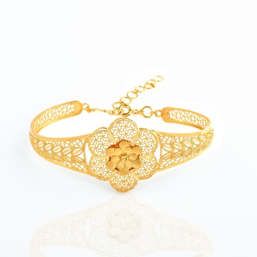 Minimal Magic: Sleek and Simple 22kt Gold Bangles for a Modern Touch