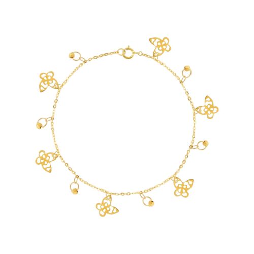 Where Elegance Meets Simplicity: Lightweight 21K Gold Bracelet That Speaks of Refined Grace
