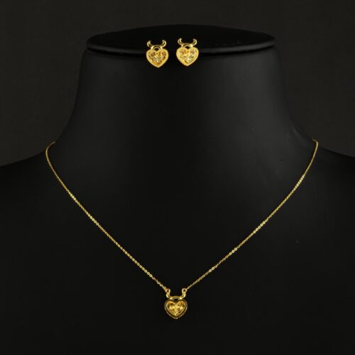 Inspired by Tradition, Perfected for Comfort ? Lightweight 22kt Gold Necklace Set by Bafleh for Graceful Occasions