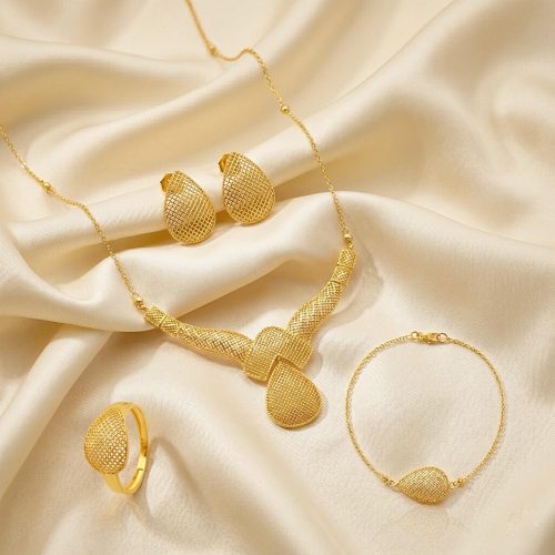 Exclusive Designs 21K Gold Necklace Sets Only at Bafleh Jewellery