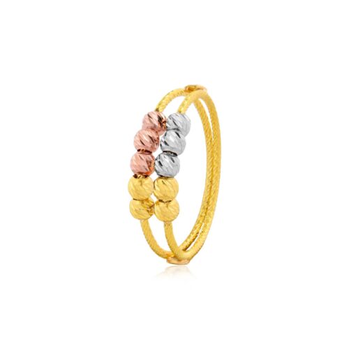 Mark Your Moment with Our 22kt Ball Ring by Bafleh