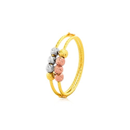 Classic 22kt Gold Ball Ring to Elevate Your Everyday Look
