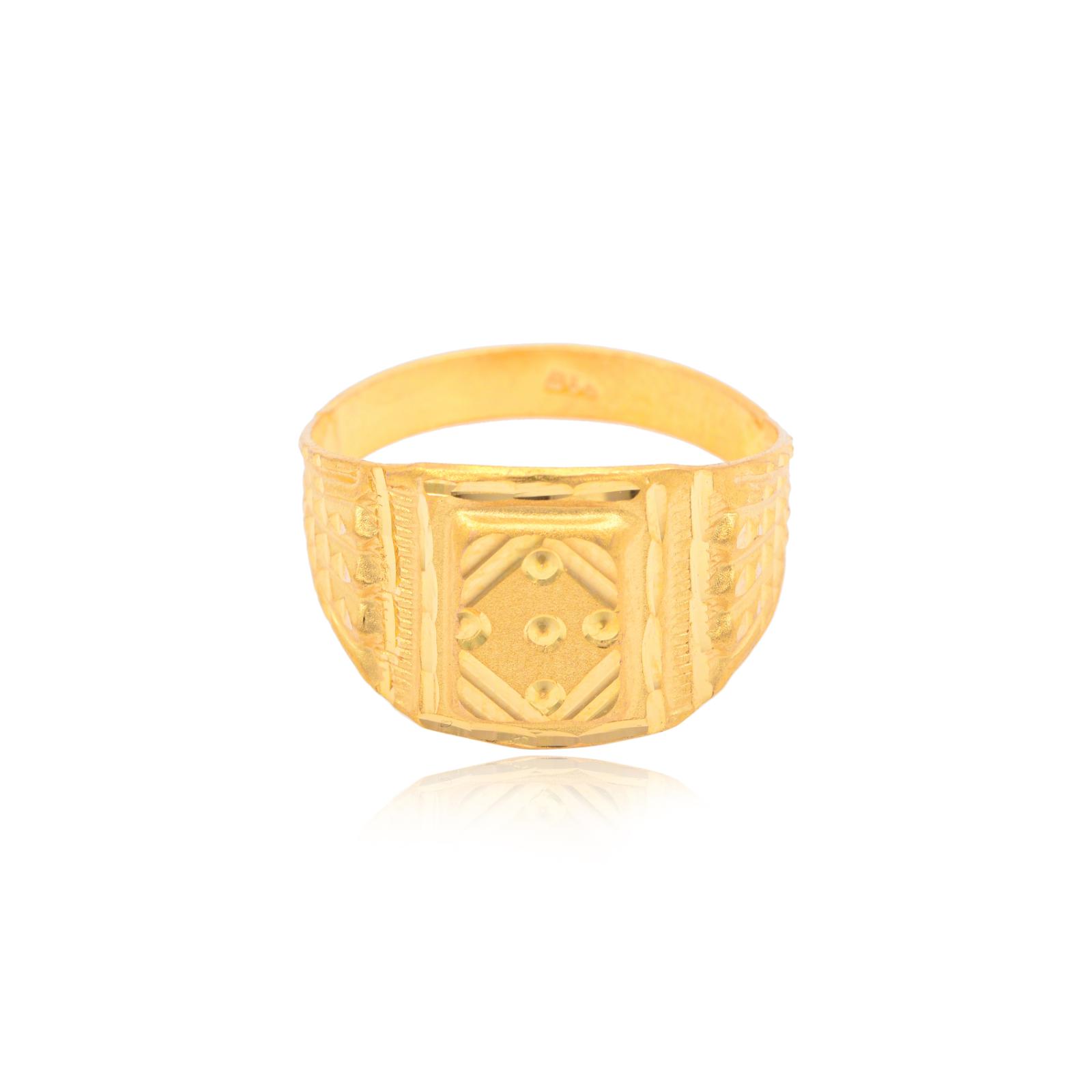 Men's Rings Crafted from 22kt Gold - Bafleh Jewellery