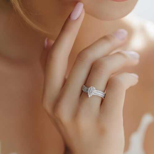 Ramadan Special: Get Your Dream 18K White Gold Diamond Ring at Half Price, Only at Bafleh Jewellery
