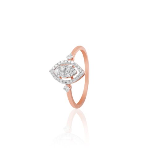 Classic & Contemporary Rose Gold Diamond Rings at Bafleh Jewellery