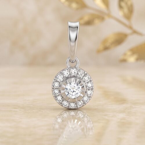 Authentic IDT Certified Diamond Pendant Discover It at Bafleh Jewellery