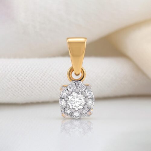 Certified Brilliance: Diamond Pendant with IDT Certificate at Bafleh Jewellery