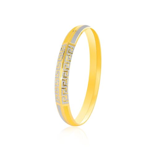 The Perfect Father is Day Gift: Elegant 22K Gold Kada by Bafleh Jewellery