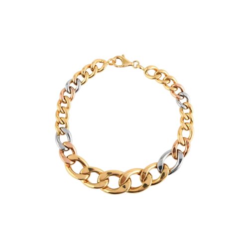 For His Strength and Love Gift an Bafleh 18K Gold Bracelet This Father is Day