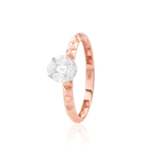 A Promise in Rose Gold ? Engagement Diamond Rings Only at Bafleh Jewellery