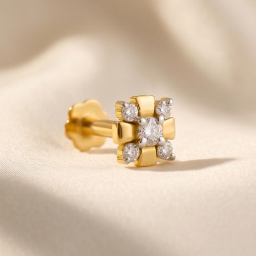 Celebrate Your Inner Glow: Adorn Yourself with Diamond Nose Pin