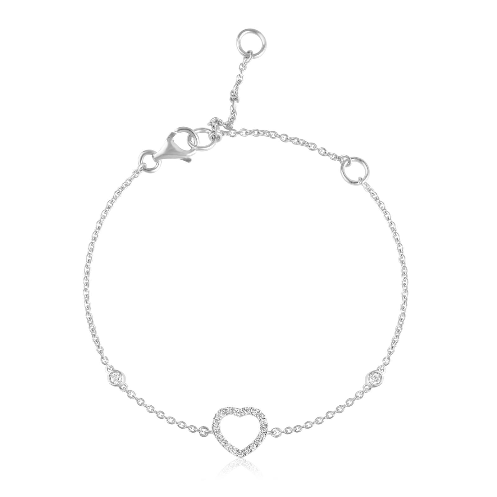 Exclusive Diamond White Gold Bracelet with IDT Certificate – Bafleh Jewellery