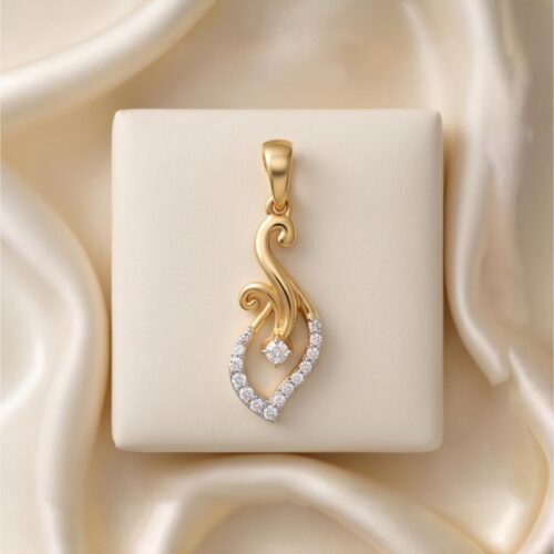 Luxury Diamond Pendant with IDT Certificate Available Only at Bafleh