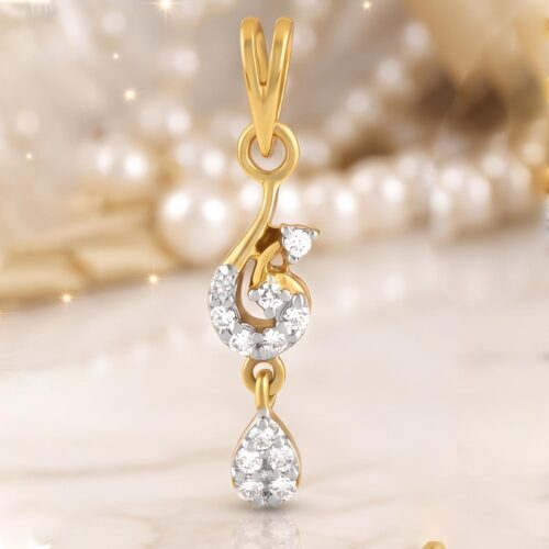 Certified Diamond Elegance: IDT Diamond Pendant Now Available at Bafleh Jewellery