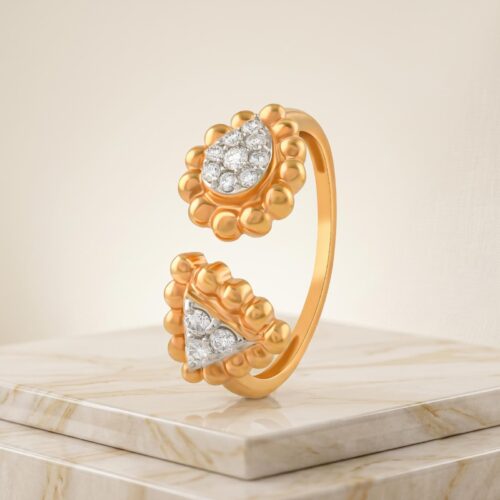 Discover the Beauty of Natural Diamonds with Our 18K Yellow Gold Ring Collection