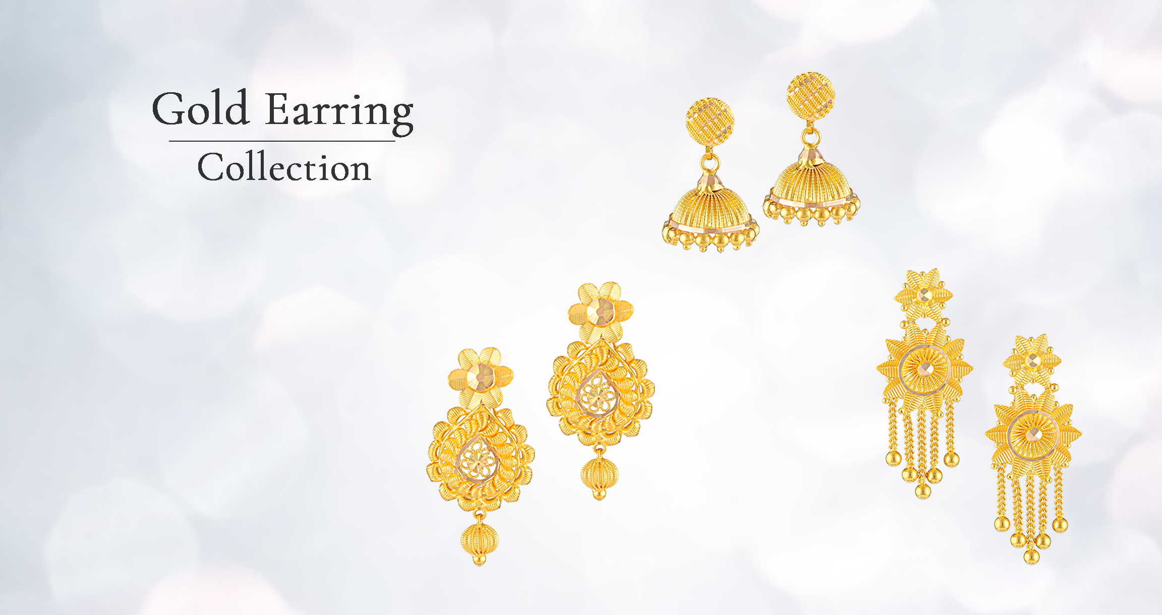 Daily wear light weight gold earrings designs - Simple Craft Idea-calidas.vn