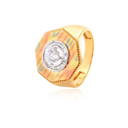 Crafted for the Man You Look Up To Father is Day 18K Gold Rings