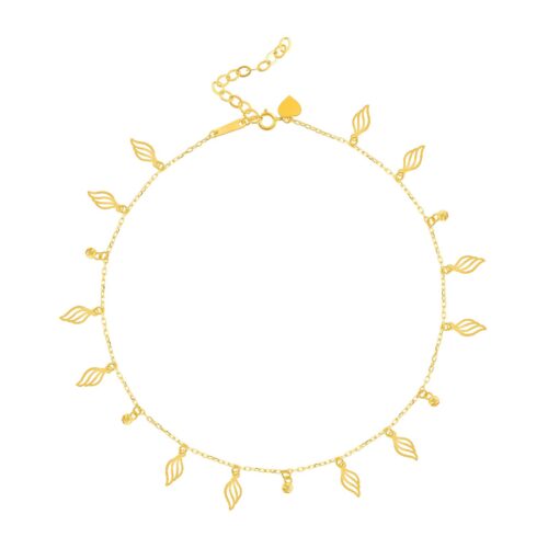 Timeless Beauty: 21K Gold Anklets for Every Occasion
