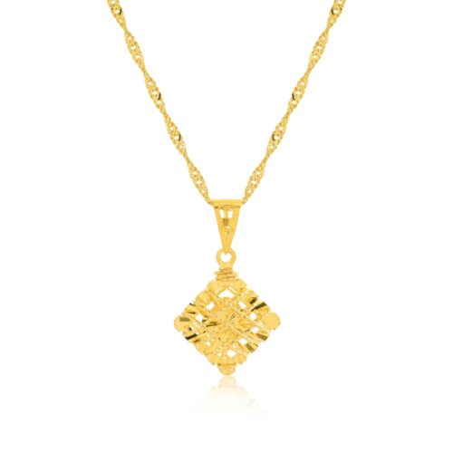A Precious Gift for a Precious Love ? 21K Gold Heart Necklace