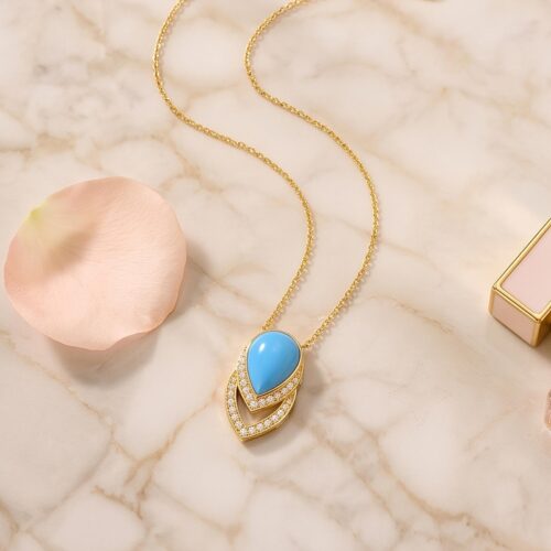 Classic Elegance 18K Yellow Gold Natural Diamond Necklace by Bafleh Jewellery