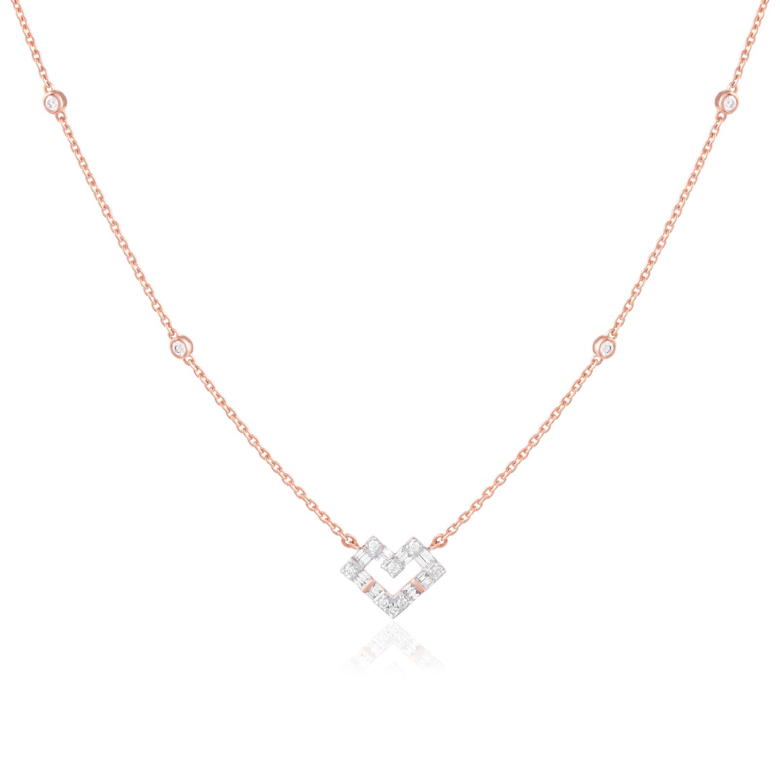 Modern Muse: Lightweight Diamond Necklace for Everyday Chic