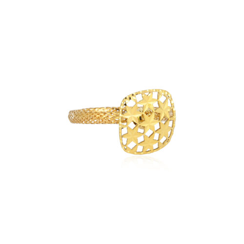 A Perfect Fit for Everyone: 18kt Yellow Gold Free Size Ring
