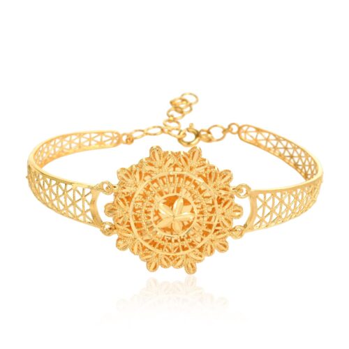 Crafted in Purity: Handcrafted 22kt Gold Bangles for the Modern Woman