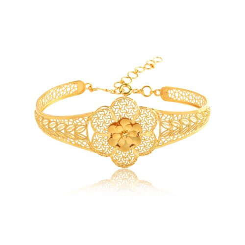 Minimal Magic: Sleek and Simple 22kt Gold Bangles for a Modern Touch