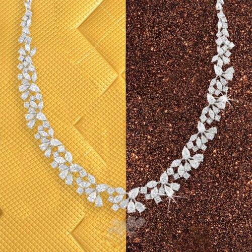 🎁 Celebrate Eid with Sparkle – Diamond Necklace Comes with Free Gold Gifts!