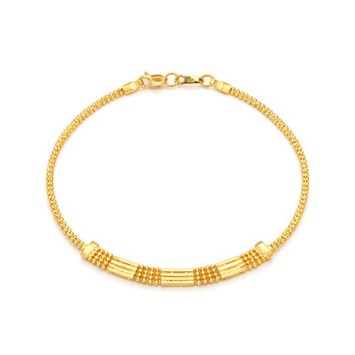 Crafted in Pure Perfection: Experience the Luxury of 22K Gold Bracelets from Bafleh Jewellery
