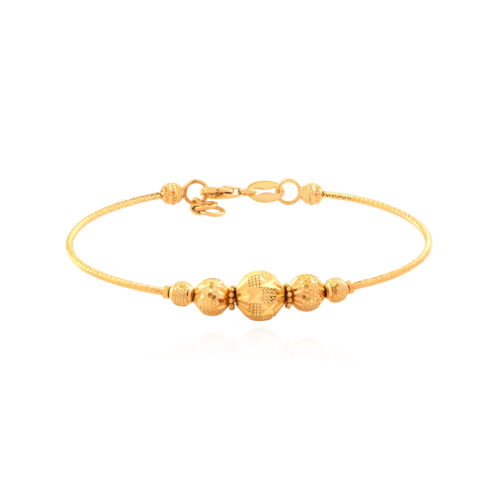 Pure 22K Gold Bangles in Yellow Gold Traditional Craftsmanship, Modern Charm