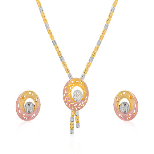 ✨ Radiance of Eid: 22K Gold Necklace Set for a Glorious Eid al-Adha 🌙💛🕌