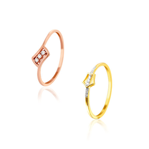 Perfect Pair – Natural Diamond Rings with IDT Certificate