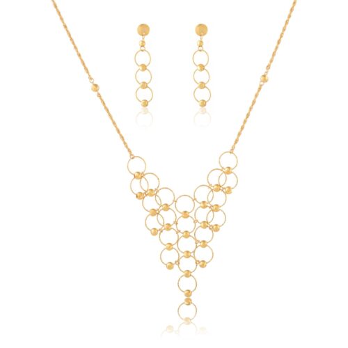 Golden Glamour: 21K Gold Necklace Sets for Every Occasion
