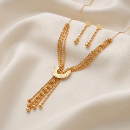 The Perfect Gift 21K Gold Necklace Sets from Bafleh Jewellery